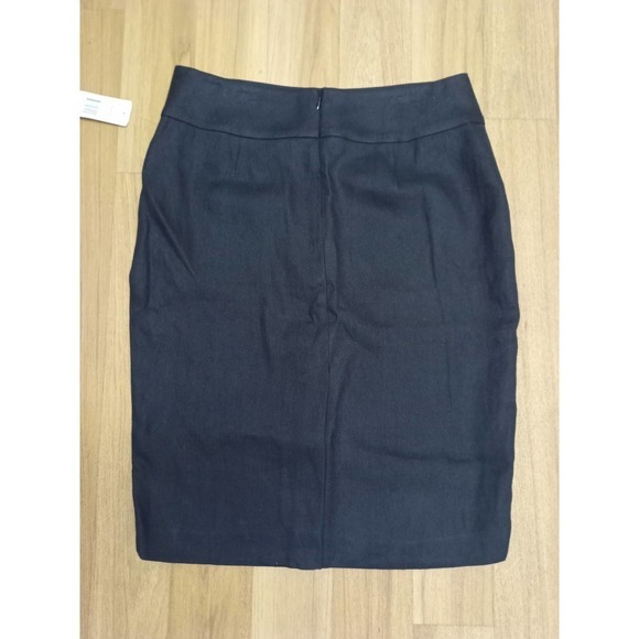 NWT Ralph Lauren Size 8 Black 100% Linen Pencil Skirt Work Office $159 Retail - Picture 4 of 6